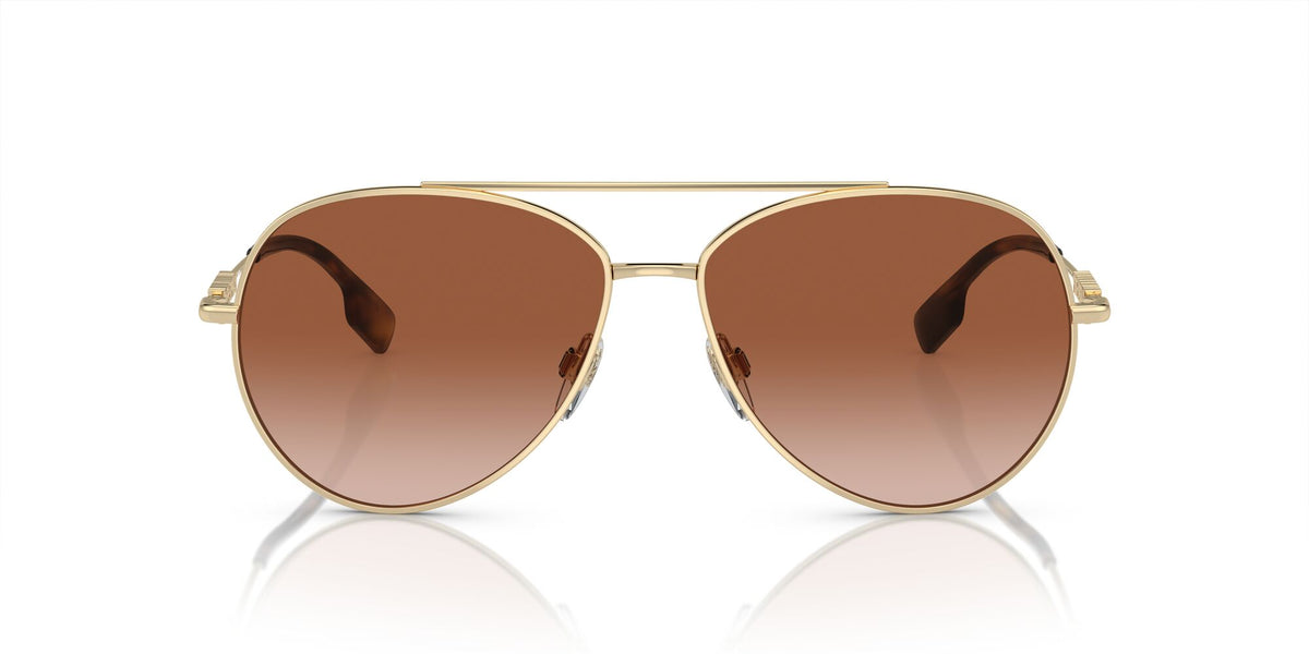 Burberry  0BE3147 110913 58 Light Gold / Brown Gradient 58 / Polyamide Bio / Steel / Metal