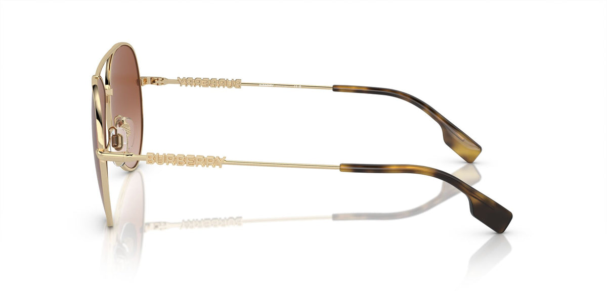 Burberry  0BE3147 110913 58 Light Gold / Brown Gradient 58 / Polyamide Bio / Steel / Metal