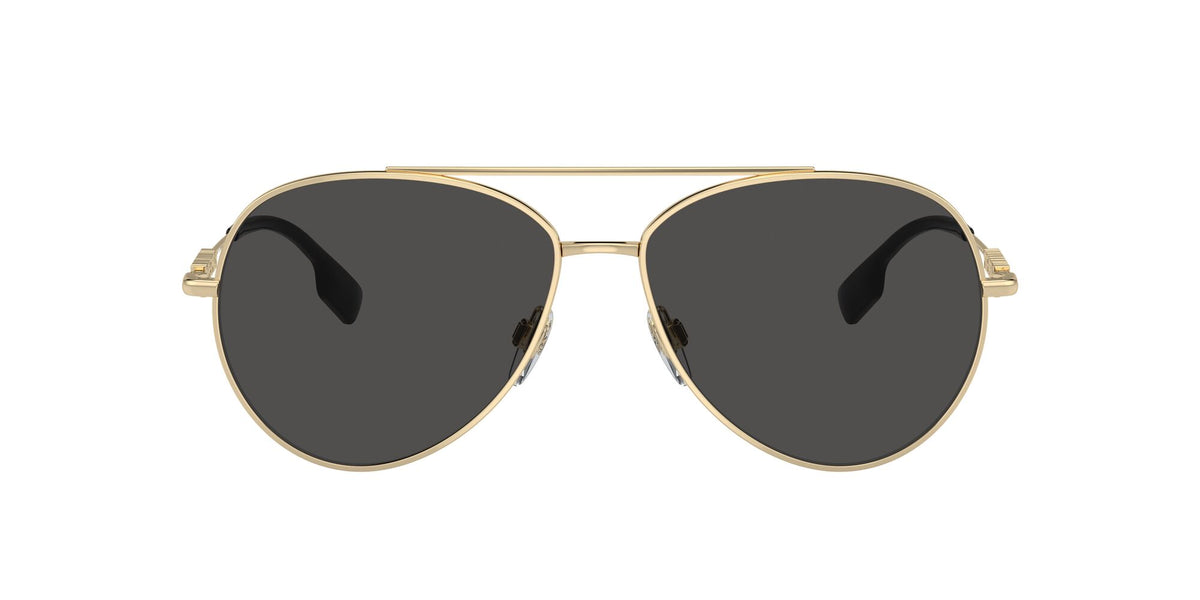 Burberry  0BE3147 110987 58 Light Gold / Dark Grey 58 / Polyamide Bio / Steel / Metal