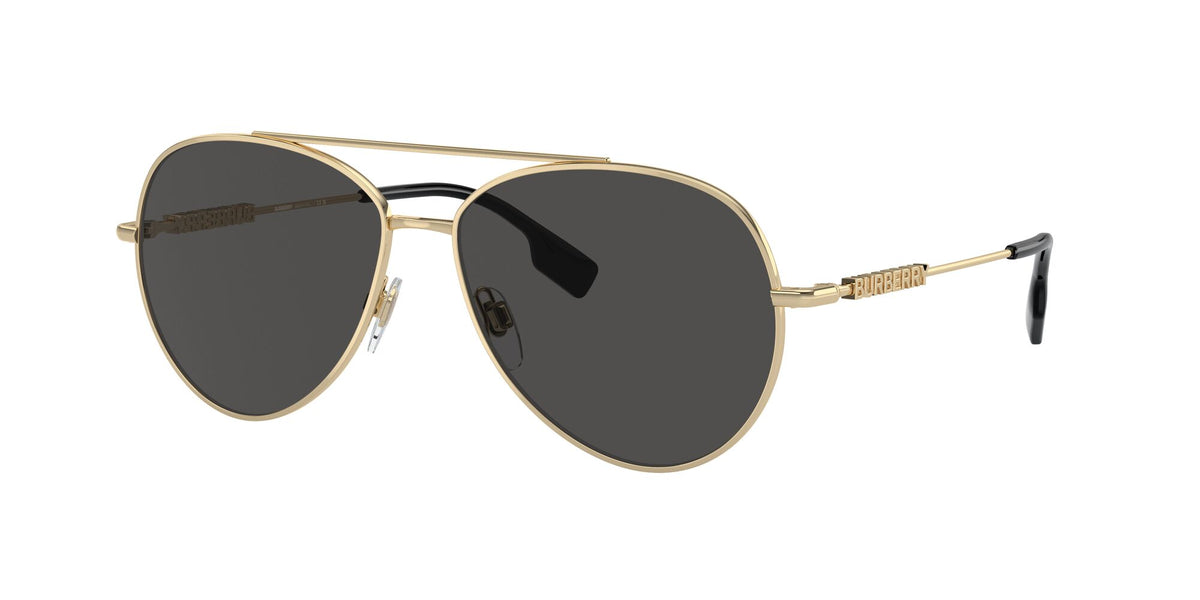 Burberry  0BE3147 110987 58 Light Gold / Dark Grey 58 / Polyamide Bio / Steel / Metal