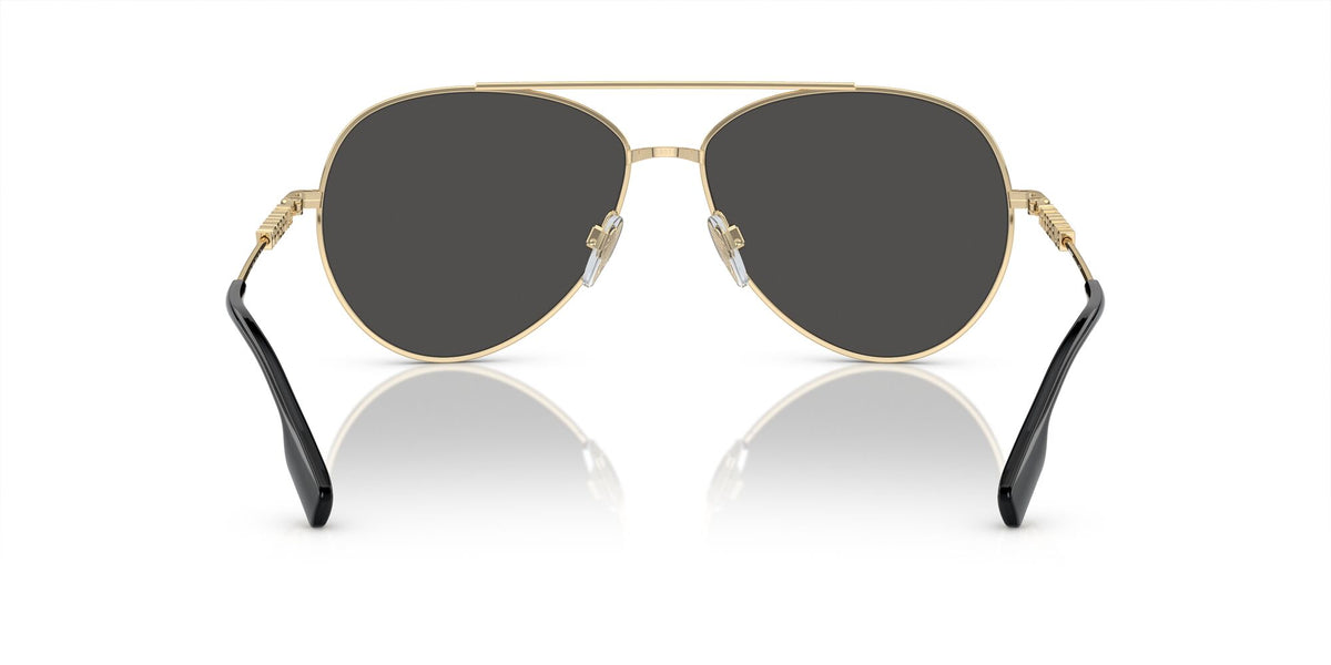 Burberry  0BE3147 110987 58 Light Gold / Dark Grey 58 / Polyamide Bio / Steel / Metal