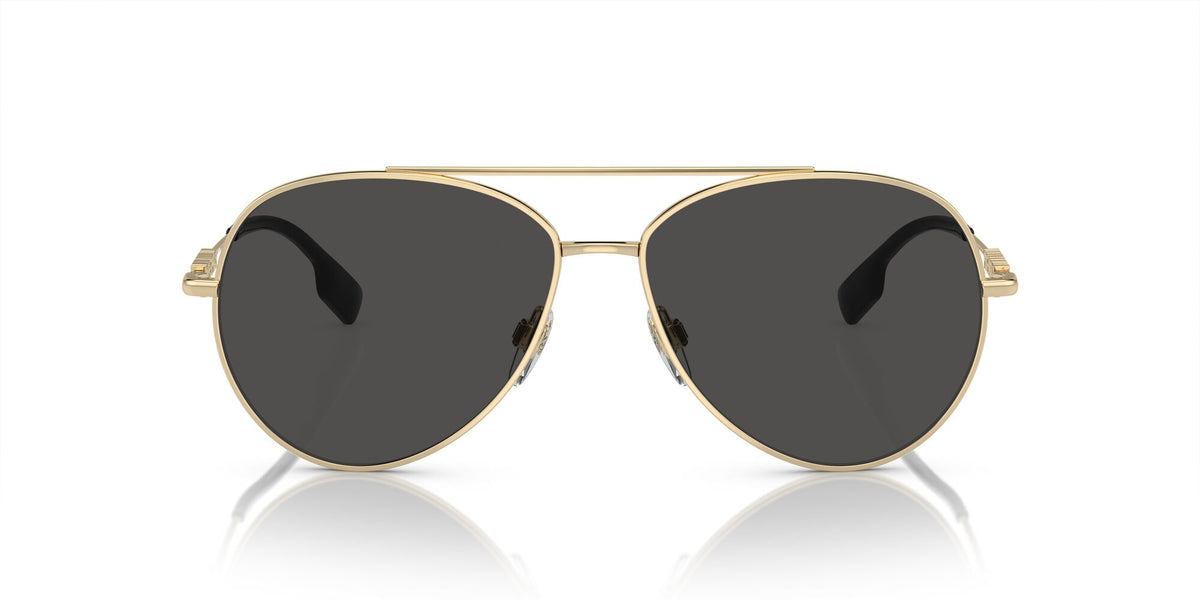 Burberry  0BE3147 110987 58 Light Gold / Dark Grey 58 / Polyamide Bio / Steel / Metal