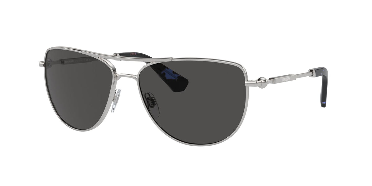 Burberry  0BE3149 100587 60 Silver / Dark Grey