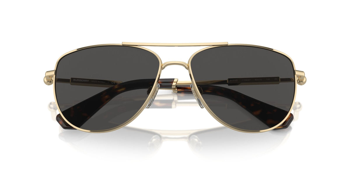 Burberry  0BE3149 110987 60 Light Gold / Dark Grey