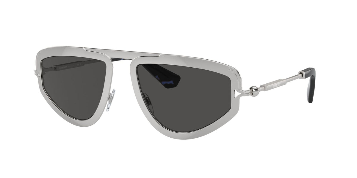 Burberry  0BE3150 100587 56 Silver / Dark Grey