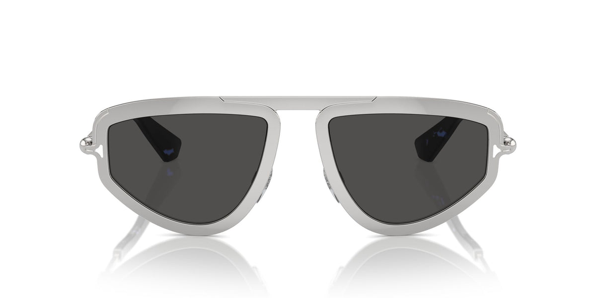Burberry  0BE3150 100587 56 Silver / Dark Grey