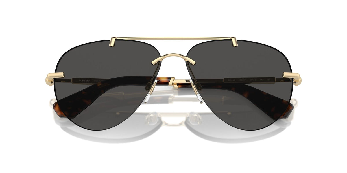 Burberry  0BE3151 110987 60 Light Gold / Dark Grey
