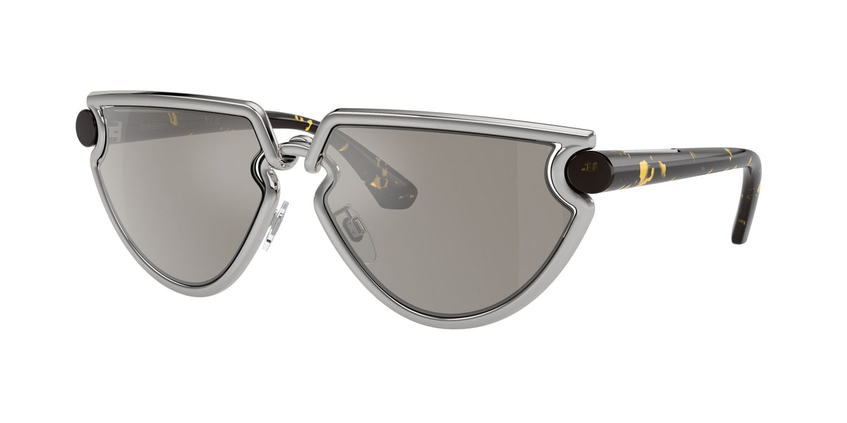 Burberry  0BE3152 10056G 61 Silver / Light Grey Mirror Silver