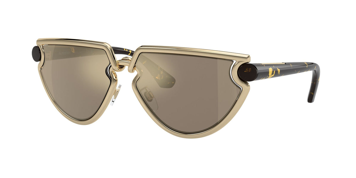 Burberry  0BE3152 11095A 61 Light Gold / Light Brown Mirror Gold