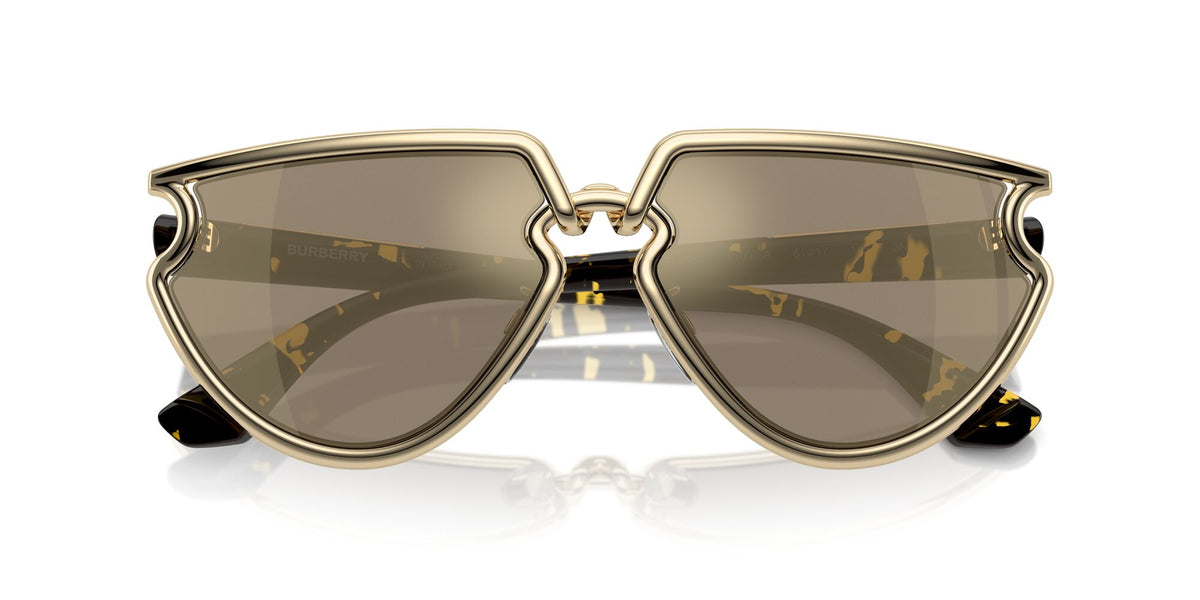Burberry  0BE3152 11095A 61 Light Gold / Light Brown Mirror Gold