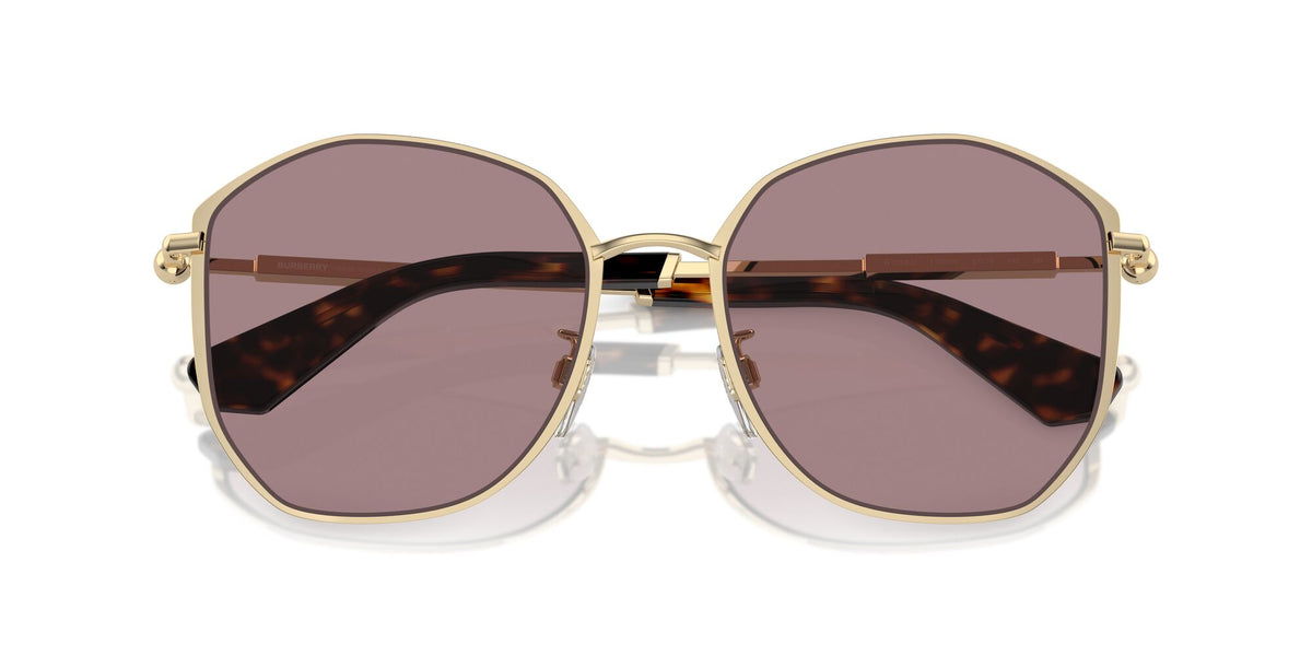 Burberry  0BE3153D 11097N 57 Light Gold / Light Purple Brown