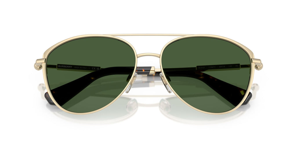 Burberry  0BE3157 110971 59 Light Gold/ Dark Green