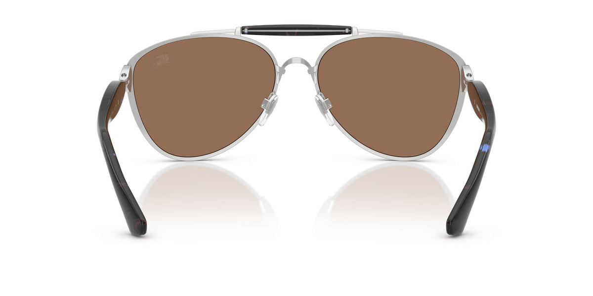 Burberry 0BE3160 100573 61 Silver/ Dark Brown