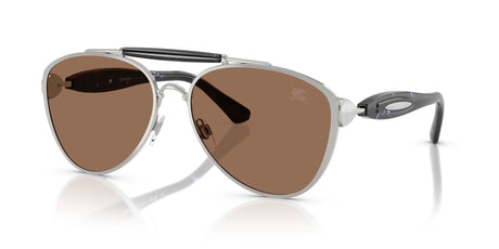 Burberry 0BE3160 100573 61 Silver/ Dark Brown