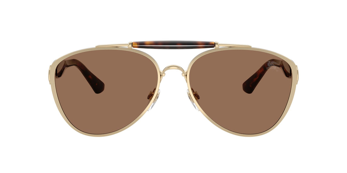 Burberry 0BE3160 110973 61 Light Gold/ Dark Brown