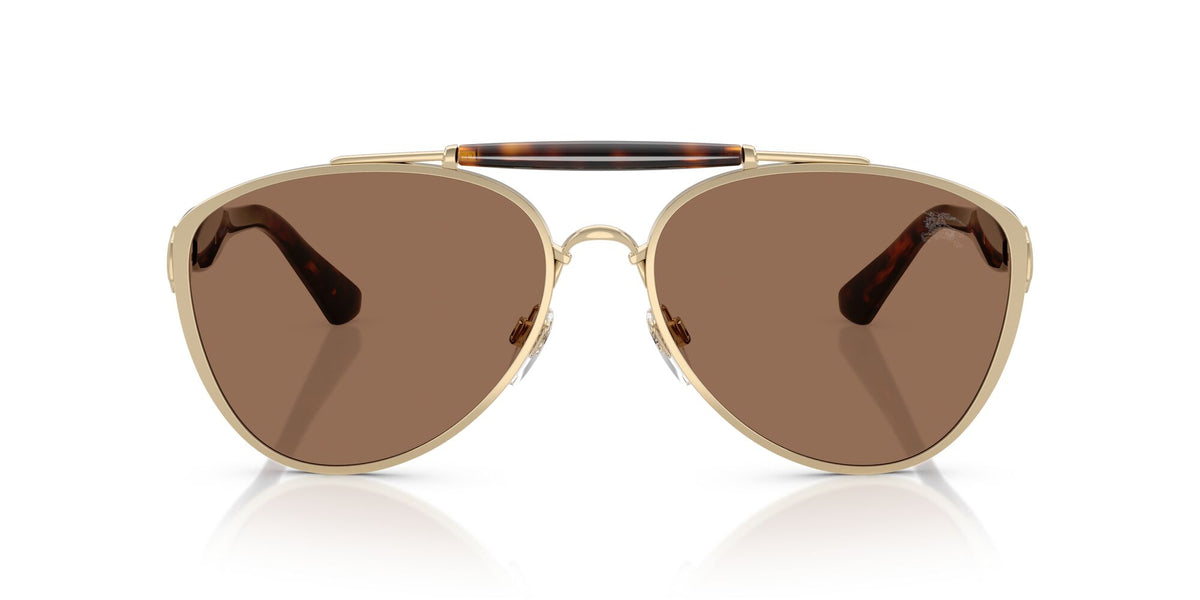 Burberry 0BE3160 110973 61 Light Gold/ Dark Brown