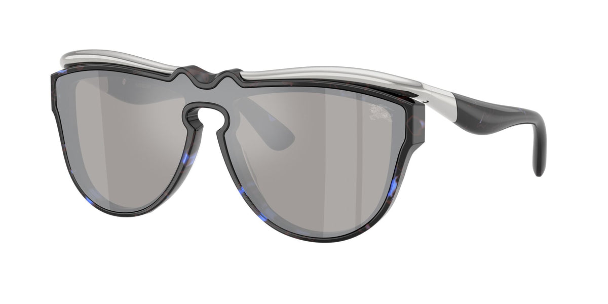 Burberry  0BE3162U 10056G 39 Blue Havana/ Light Grey Mirror Silver