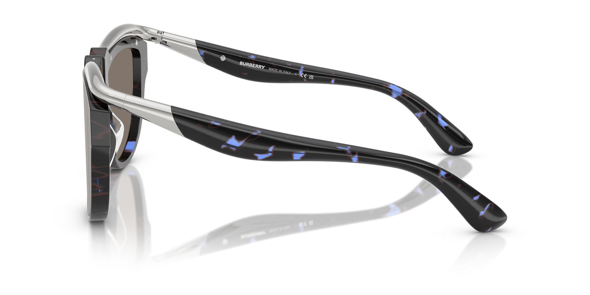 Burberry  0BE3162U 10056G 39 Blue Havana/ Light Grey Mirror Silver