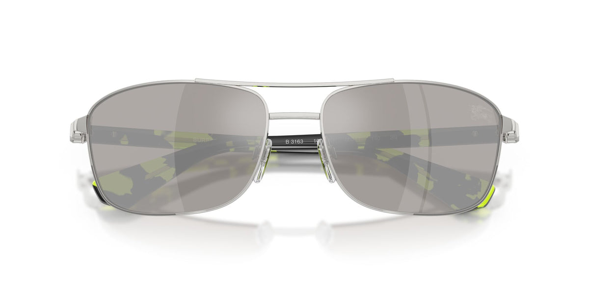 Burberry 0BE3163 10056G 60 Silver/ Light Grey Mirror Silver