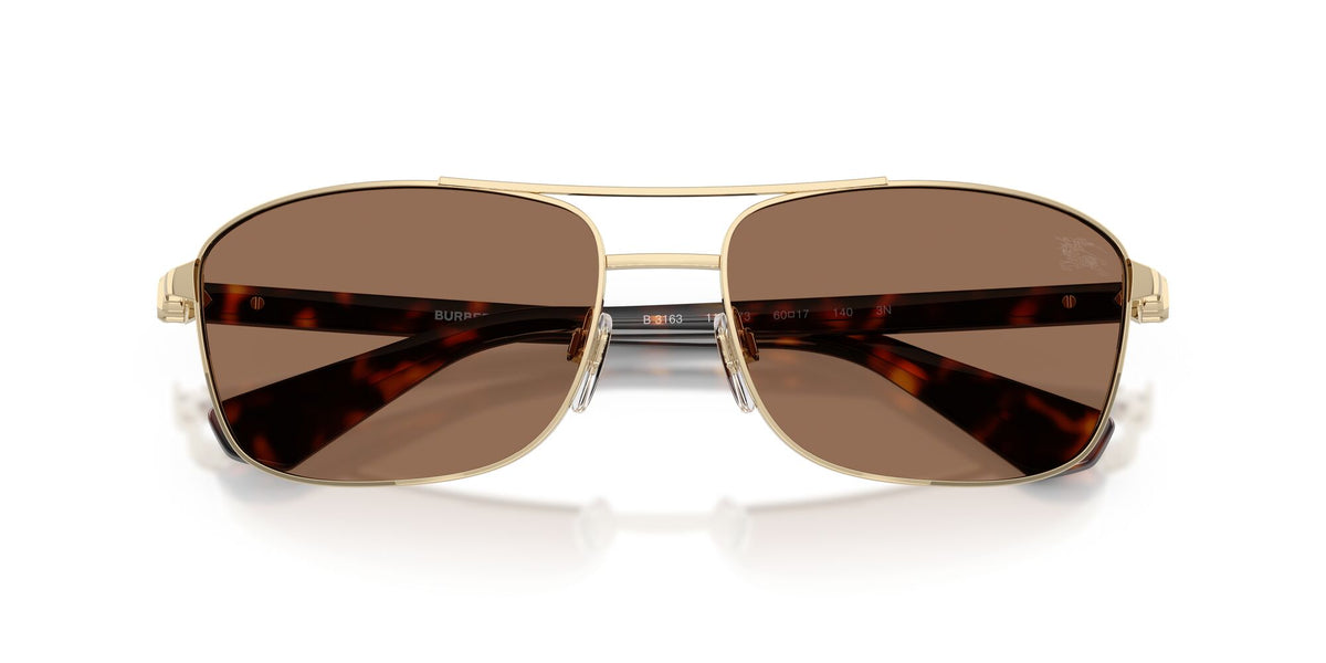 Burberry 0BE3163 110973 60 Light Gold/ Dark Brown