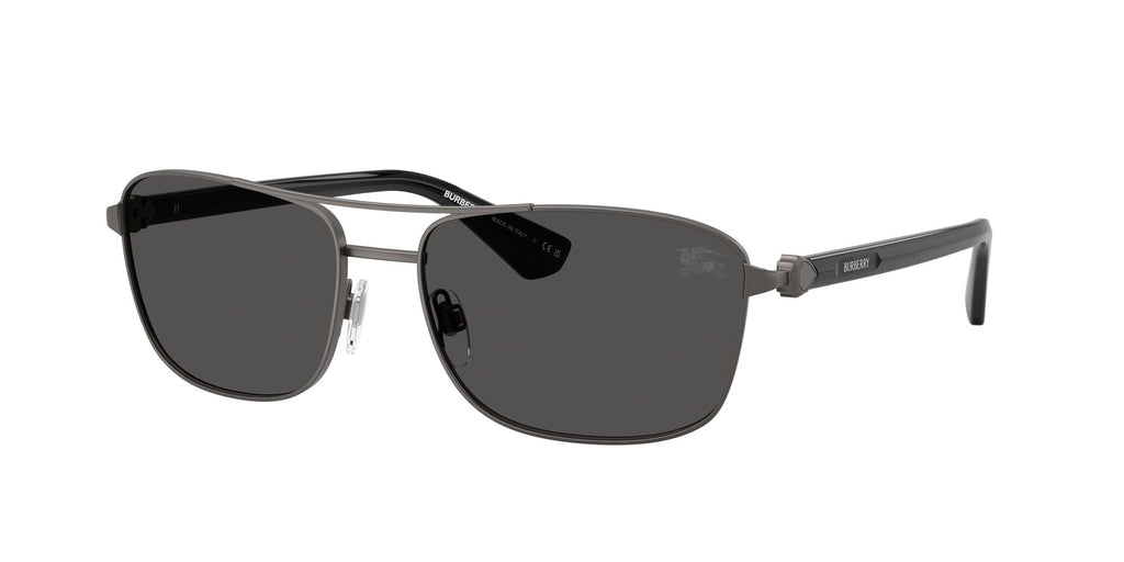 Burberry 0BE3163 131687 60 Matte Grey/ Dark Grey