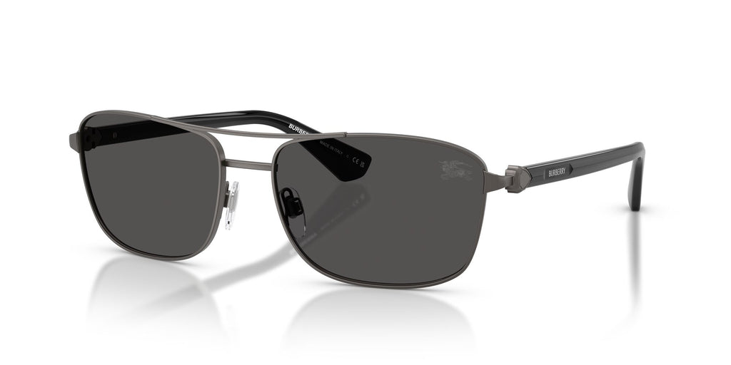 Burberry 0BE3163 131687 60 Matte Grey/ Dark Grey