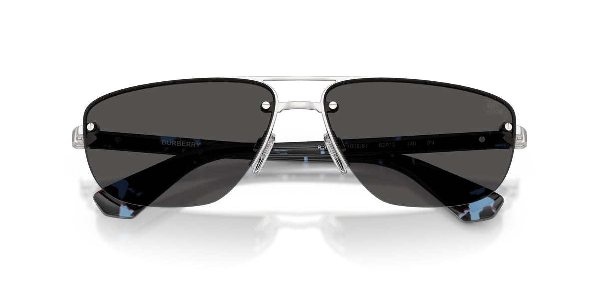 Burberry 0BE3164 100587 62 Silver/ Dark Grey