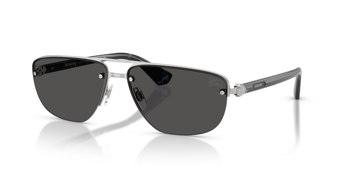 Burberry 0BE3164 100587 62 Silver/ Dark Grey