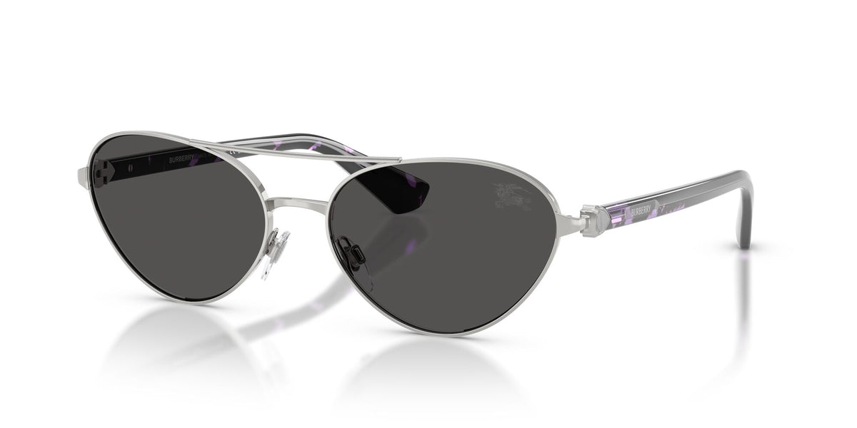 Burberry 0BE3165 100587 58 Silver/ Dark Grey