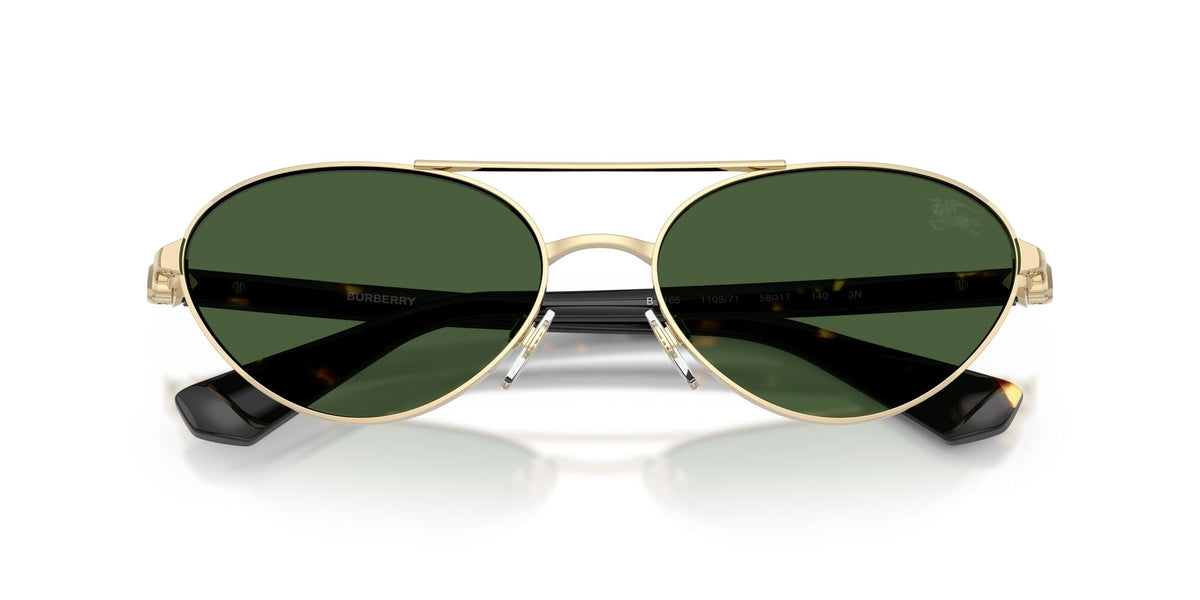 Burberry 0BE3165 110971 58 Light Gold/ Dark Green