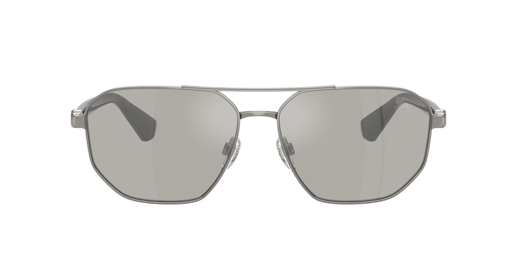 Burberry 0BE3166 10036G 60 Gunmetal/ Light Grey Mirror Silver