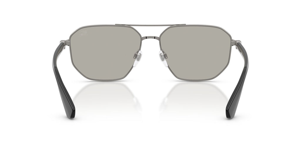 Burberry 0BE3166 10036G 60 Gunmetal/ Light Grey Mirror Silver