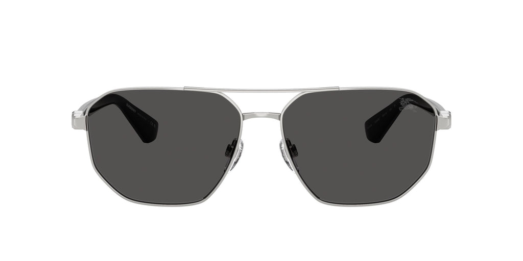 Burberry 0BE3166 100587 60 Silver/ Dark Grey