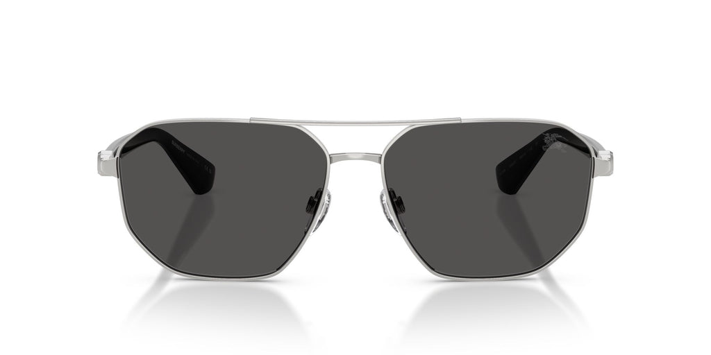 Burberry 0BE3166 100587 60 Silver/ Dark Grey