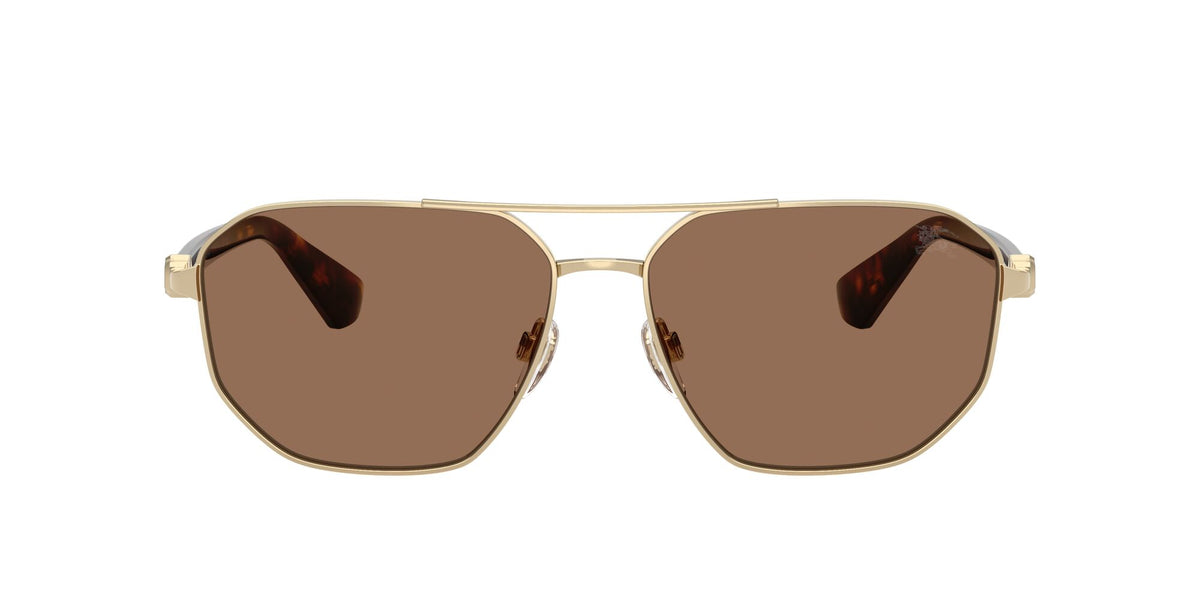 Burberry 0BE3166 110973 60 Light Gold/ Dark Brown