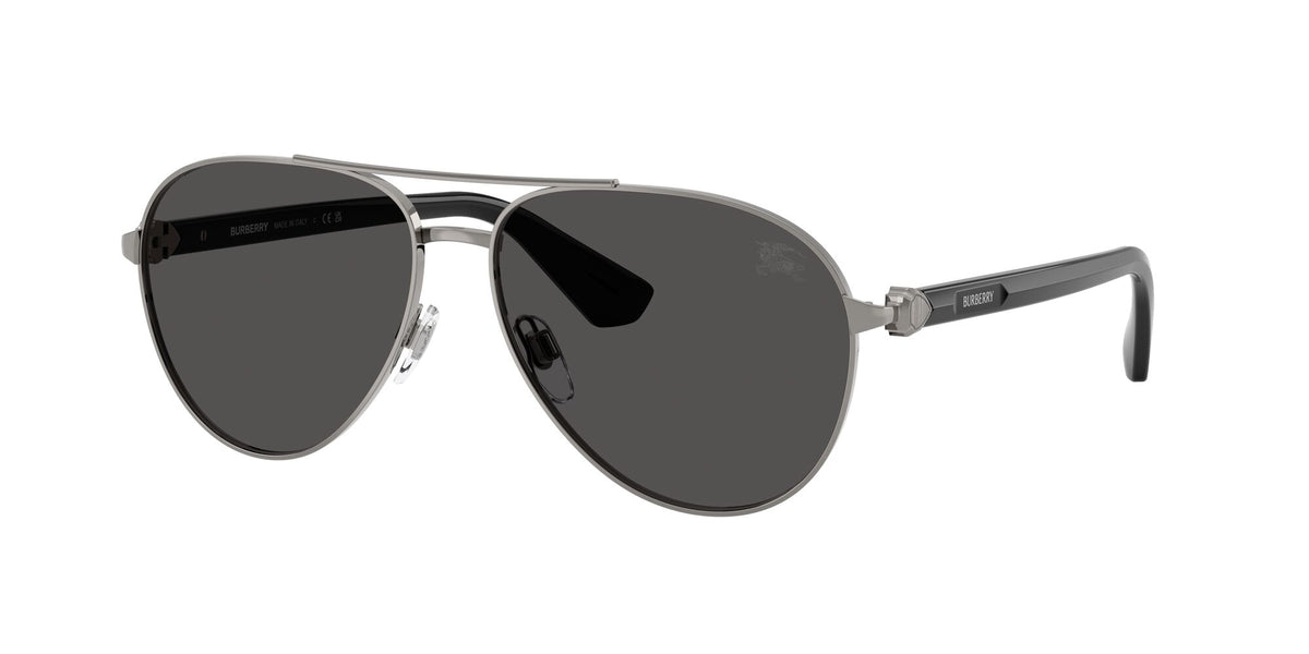 Burberry 0BE3167 100387 59 Gunmetal/ Dark Grey