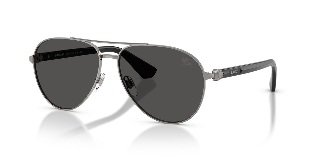 Burberry 0BE3167 100387 59 Gunmetal/ Dark Grey