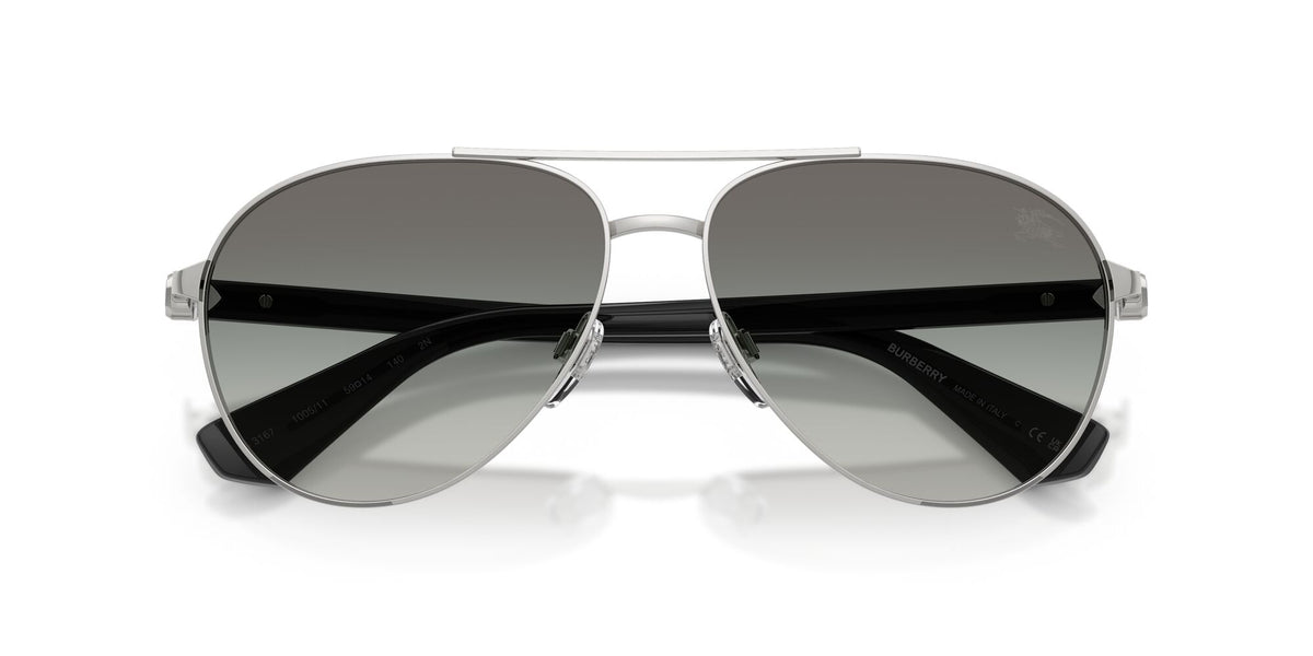 Burberry 0BE3167 100511 59 Silver/ Grey Gradient