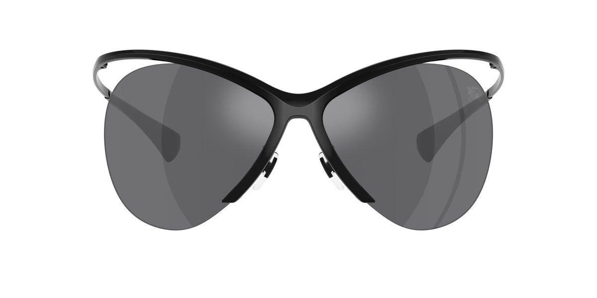 Burberry 0BE3168 10016G 37 Black/ Grey Mirror Silver