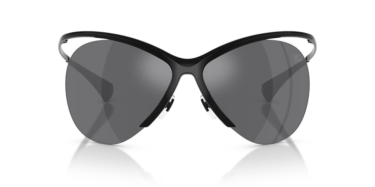 Burberry 0BE3168 10016G 37 Black/ Grey Mirror Silver