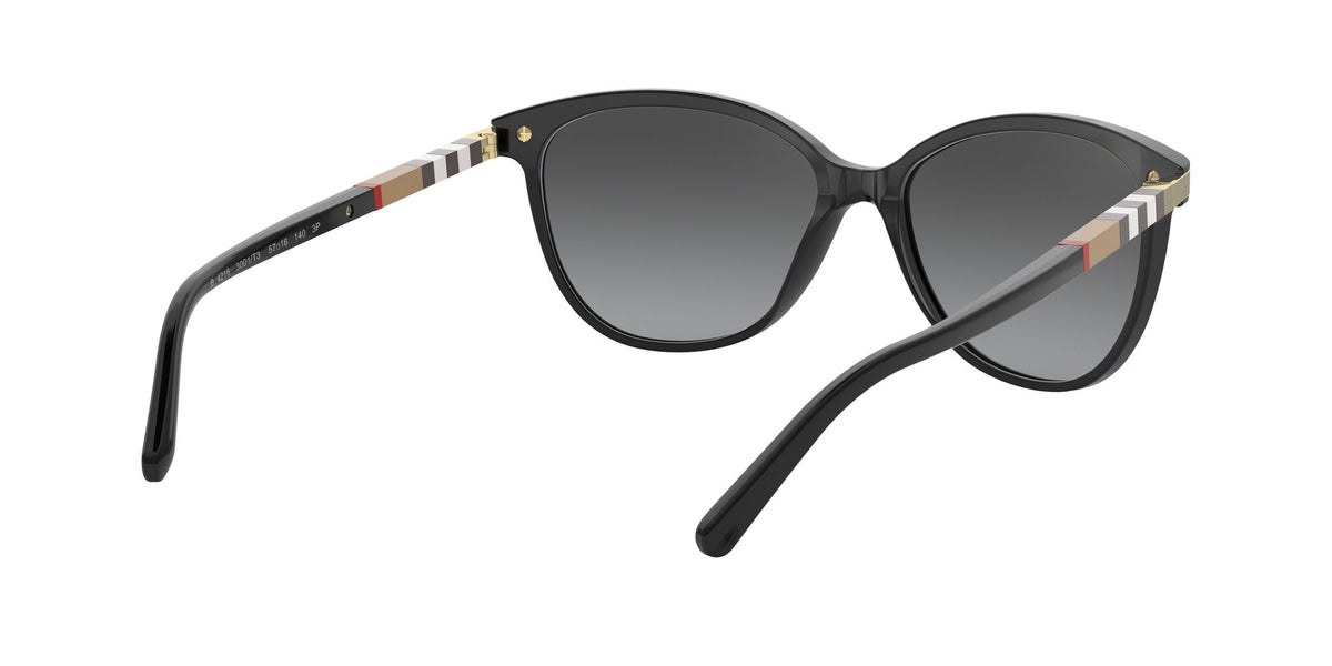 Burberry  0BE4216 3001T3 57 Black 
Grey Gradient Polarised 57 
Plastic 
Plastic