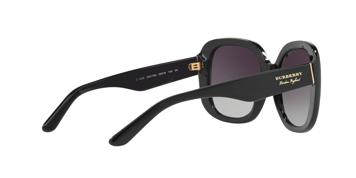 Burberry BE 4259F Black / Grey Gradient 56 / Plastic / Plastic