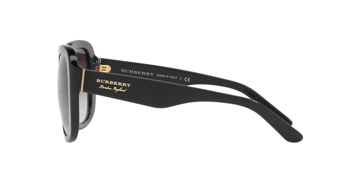 Burberry BE 4259 Black / Grey Gradient 56 / Plastic / Plastic
