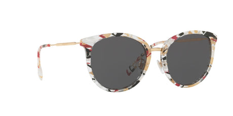 Burberry BE 4289D Striped Check / Grey 56 / Plastic / Metal
