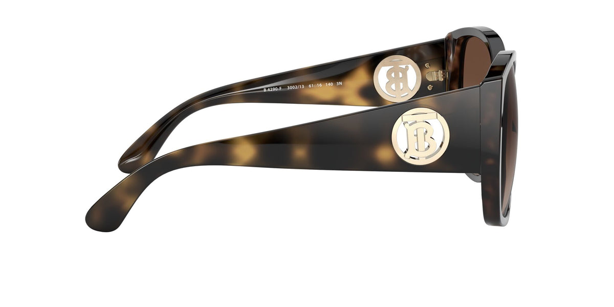 Burberry BE 4290F Dark Havana / Brown Gradient 61 / Plastic / Plastic