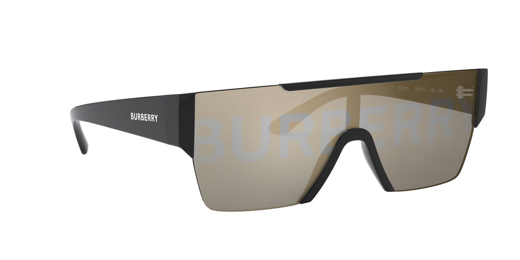 Burberry  0BE4291 3001/G 38 Black / Grey Tampo Burberry Silver/Gold 38 / Plastic / Plastic