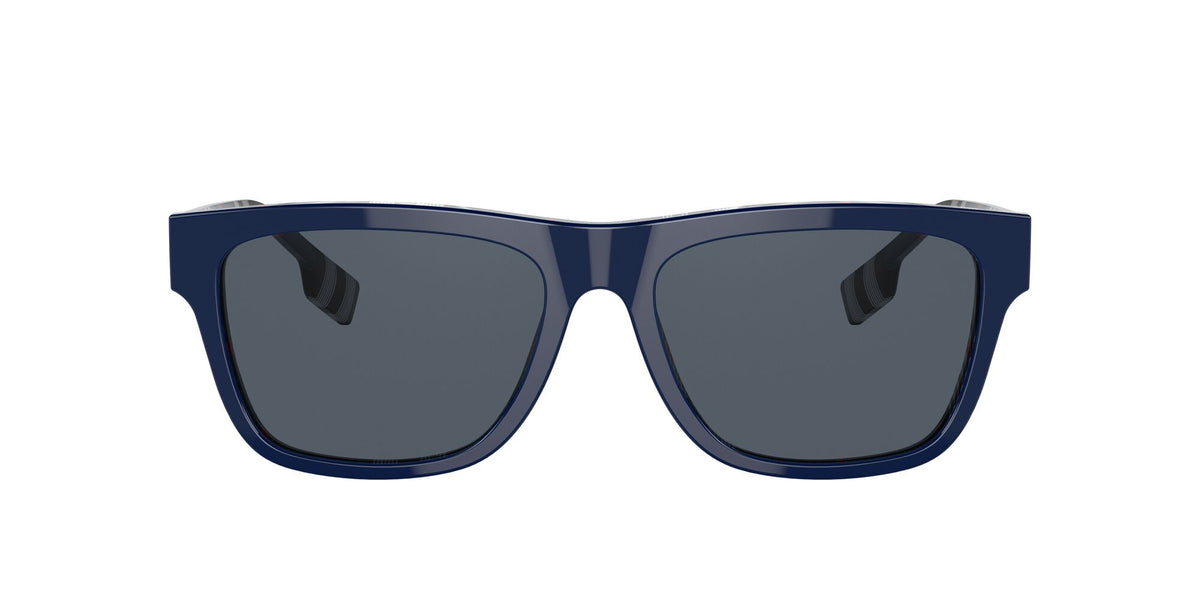 Burberry BE 4293 Top Blue On Navy Check / Dark Grey 56 / Plastic / Plastic