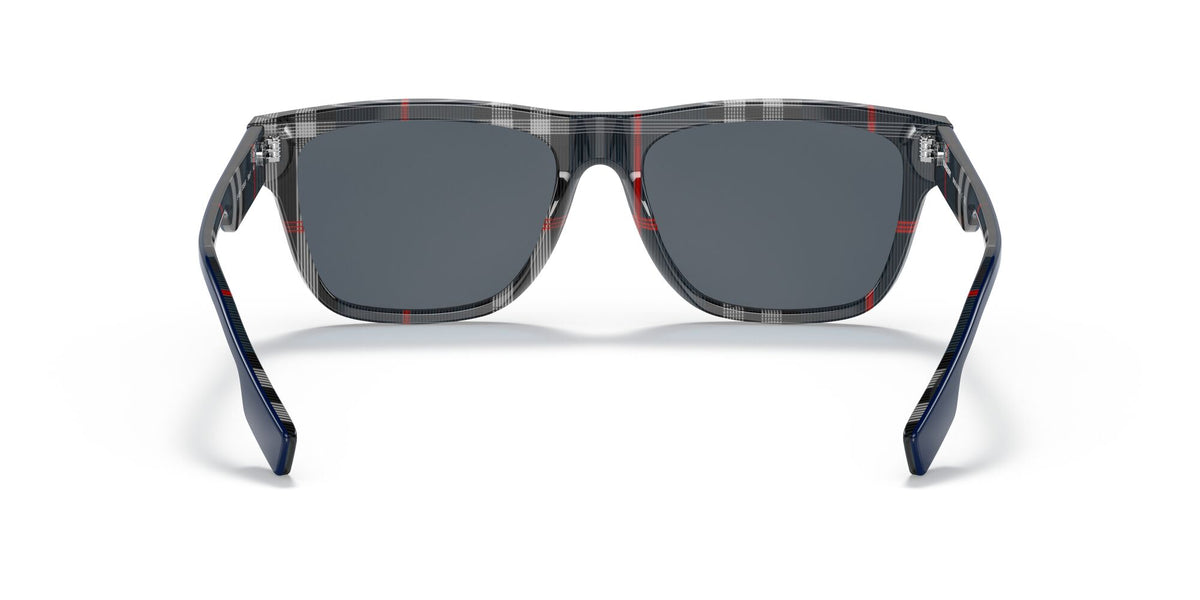 Burberry BE 4293 Top Blue On Navy Check / Dark Grey 56 / Plastic / Plastic