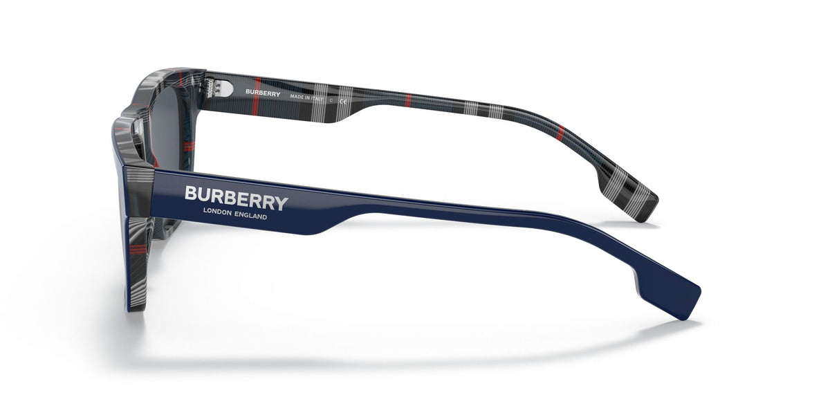 Burberry BE 4293 Top Blue On Navy Check / Dark Grey 56 / Plastic / Plastic