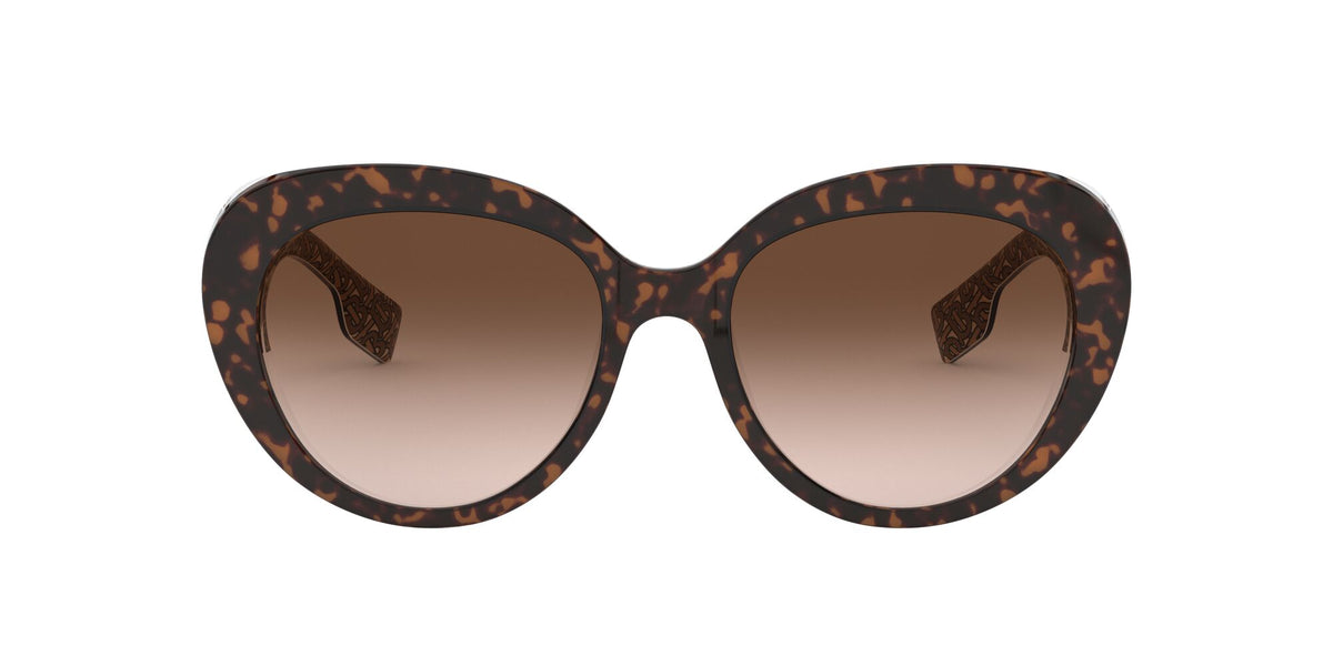 Burberry BE 4298F Top Dark Havana On Tb Brown / Brown Gradient 54 / Plastic / Plastic